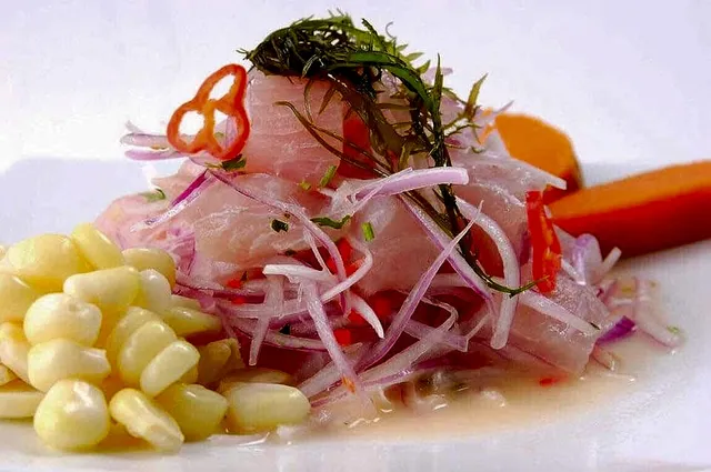 Ceviche Clásico — Fresh fish, lime & red onion